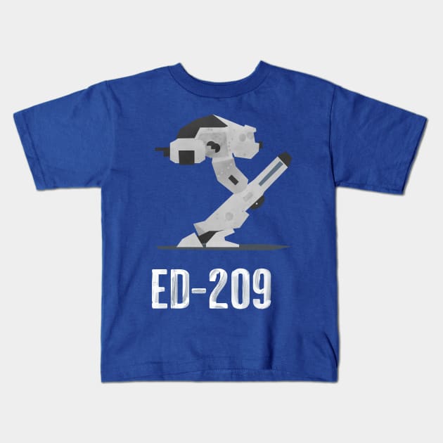 ED 209 Kids T-Shirt by Art Designs